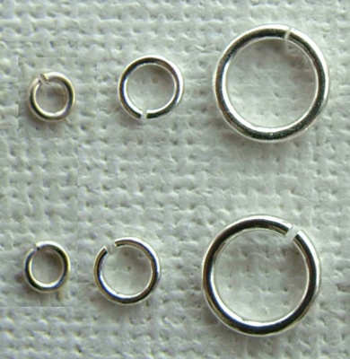 Sterling Silver Jump Rings 3mm 4mm 5mm 6mm 7mm Heavy Duty